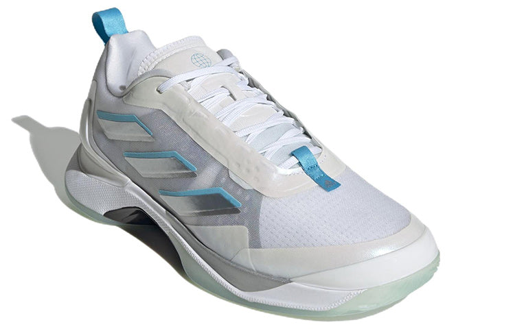 (WMNS) adidas Avacourt 'White Silver Bright Cyan' GW6265