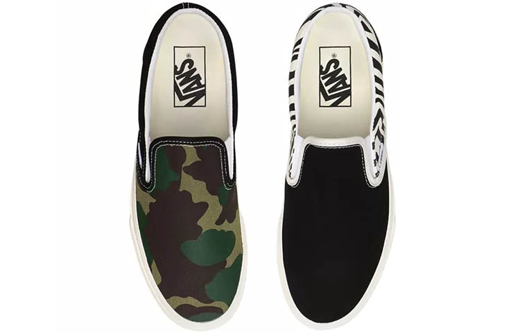 Vans Classic Slip-On 'Mismatch - Zebra Camo' VN0A4U38WS8