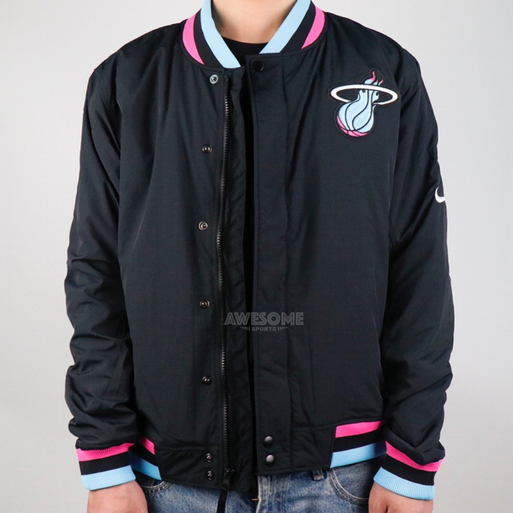 Men's Nike NBA Miami Heat Black Jacket AH5285-010