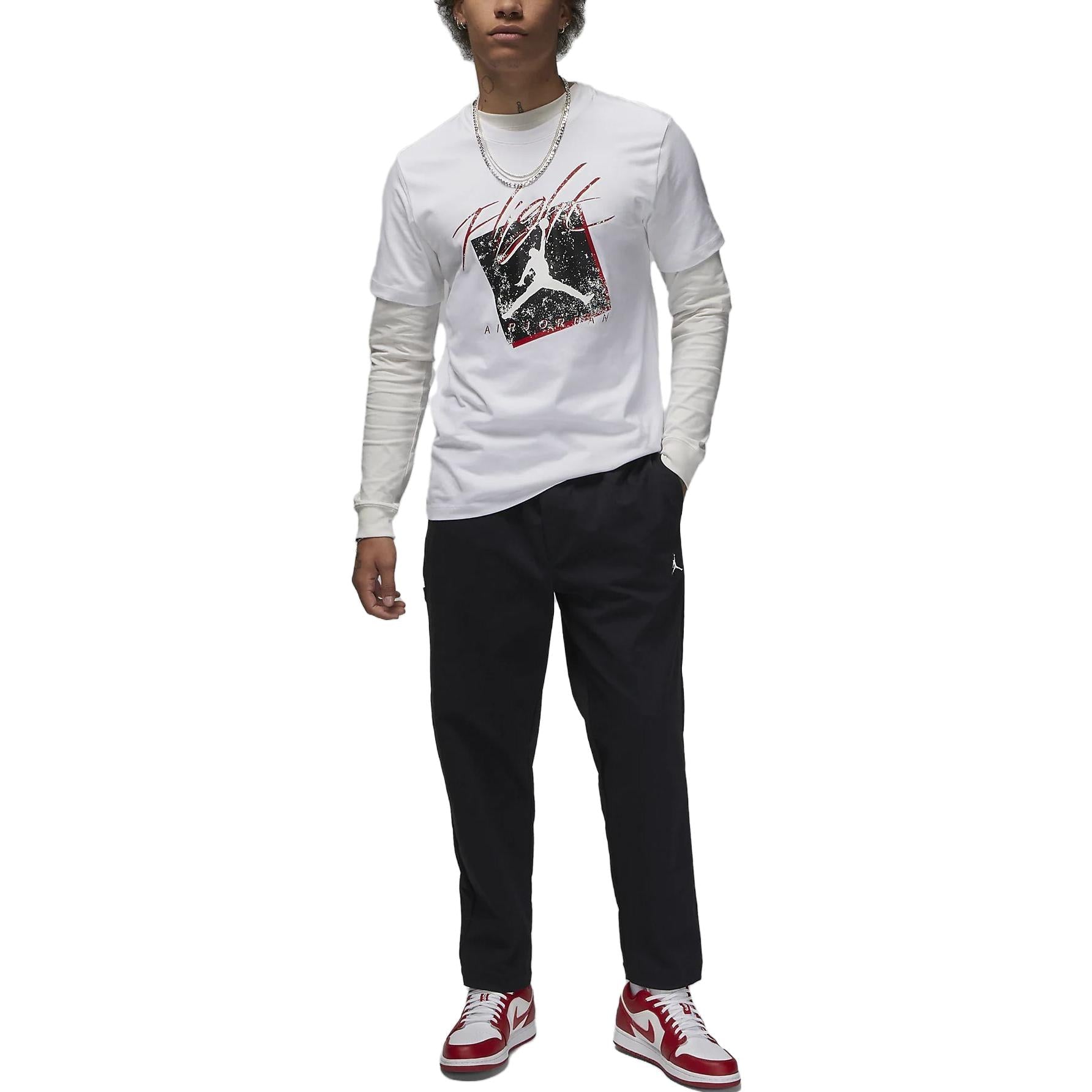 Air Jordan Flight Graphic T-Shirt 'White' DX9593-100
