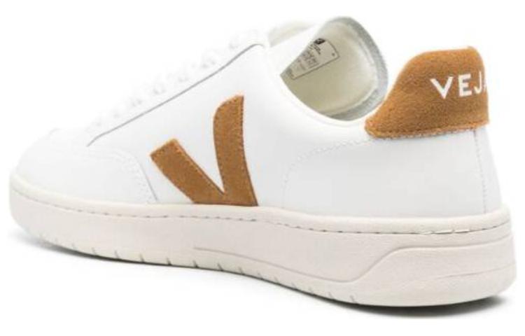 Veja V-12 Leather 'Extra White Camel' XD0202322