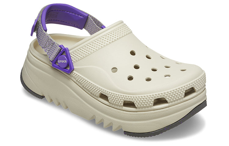 (WMNS) Crocs Classic Hiker Xscape Croslite Clogs 'Beige Purple' 208365-2CF