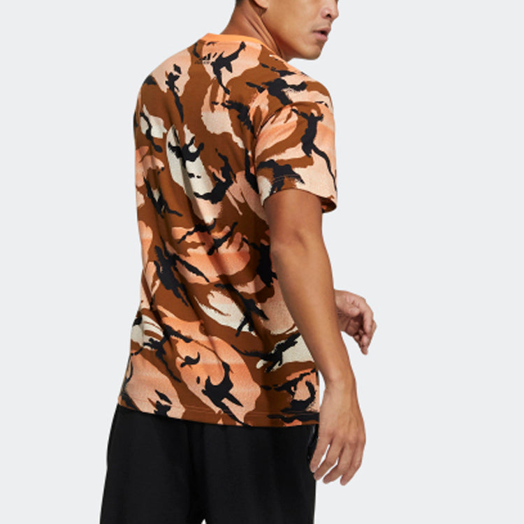 adidas Ub Gfx T Aop Sports Camouflage Printing Short Sleeve GP0884