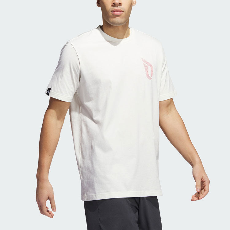 adidas Damian Lillard Graphic Tee 'White' II7790