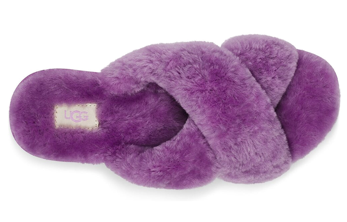 (WMNS) UGG Fuzzette Purple Slippers 1107955-MGNL