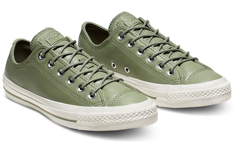 Converse Chuck Taylor All Star Leather Low Top Green White 165420C
