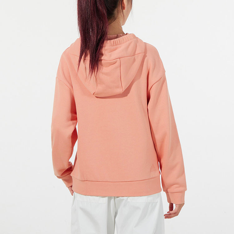 (WMNS) adidas Camouflage Logo Printing Hoodie Orange HB7363