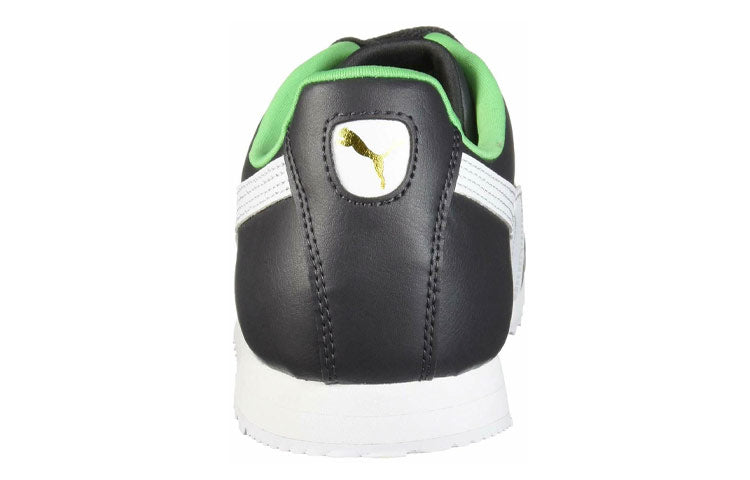 PUMA Roma Basic+ Low Top Running Shoes Black/Green 369571-01