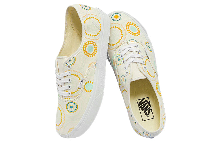 Vans Unisex Bright Side Authentic Sneakers White/Yellow VN0A5KRDMOS