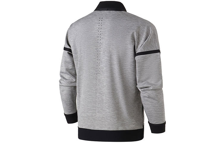 adidas Zne Icon Jckt Basketball Sports Reversible Woven Jacket Black Gray DY3233