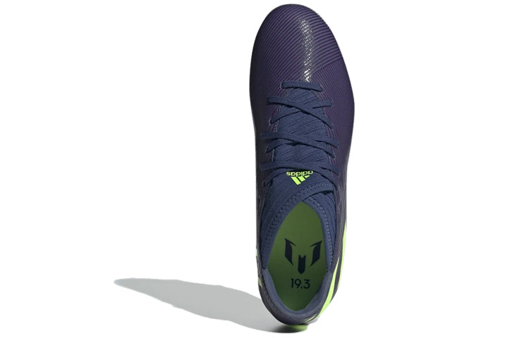 adidas x Messi Nemeziz 19.3 FG 'Tech Indigo Signal Green' EF1806