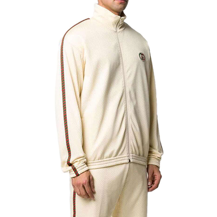 Gucci Chest Logo Zip Jacket 'White' 599359-XJB1N-9192