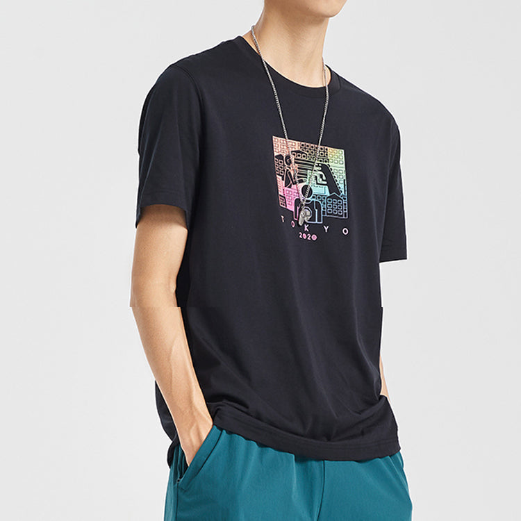 Li-Ning Badfive Basketball Series Short Sleeve Black AHSQ529-2
