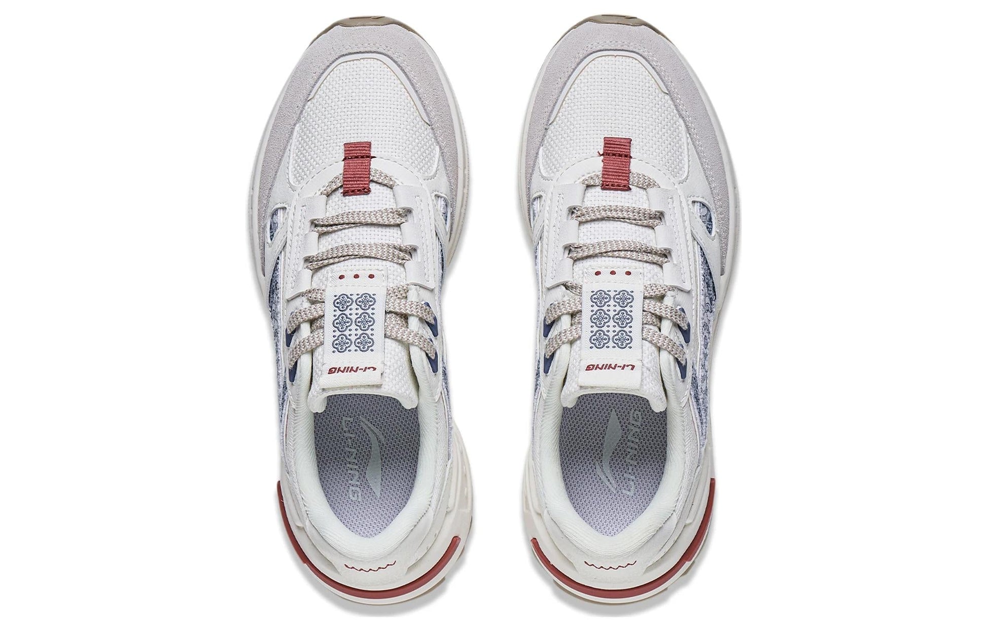 (WMNS) Li-Ning ChengFeng 2.0 'White Red 'Blue' AGCT156-4