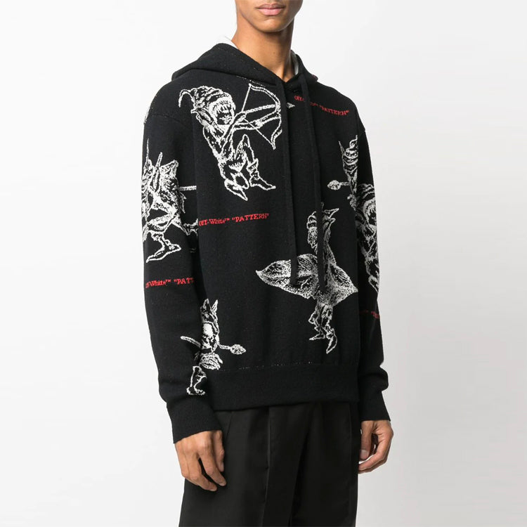 Men's Off-White SS21 Intarsia Knit Black OMHA105R21KNI0011001