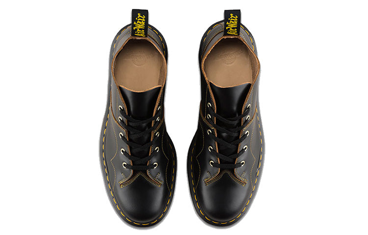 Dr. Martens Church Retro 5 Martin boots Couple Style Black 16054001