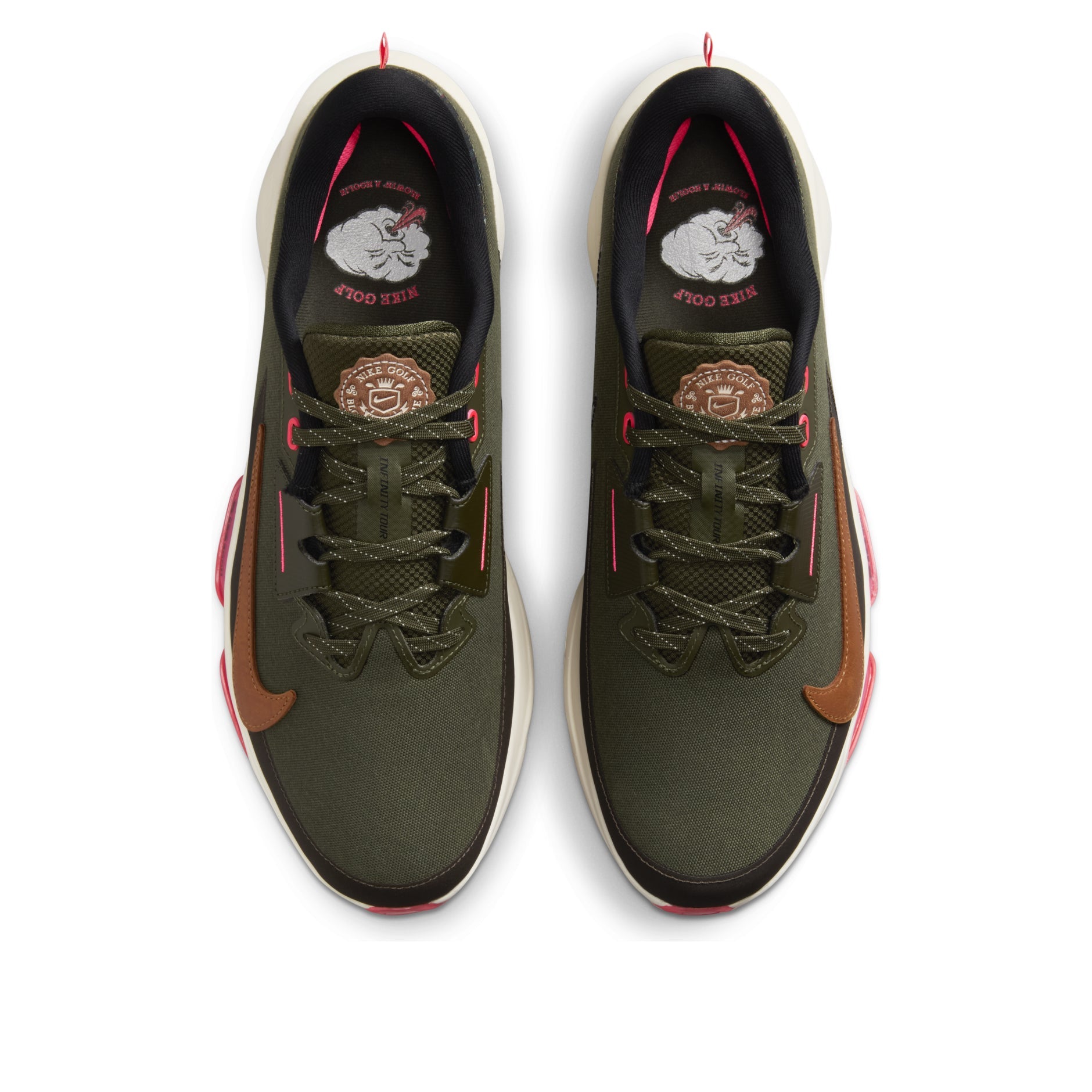 Nike Infinity Tour 2 Wide 'Cargo Khaki Hot Punch' FQ8325-300