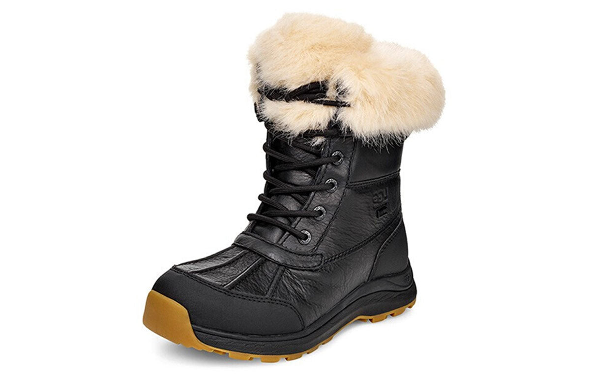 (WMNS) UGG Adirondack Boot III Fluff Fleece Lined Black 1103849-BLK