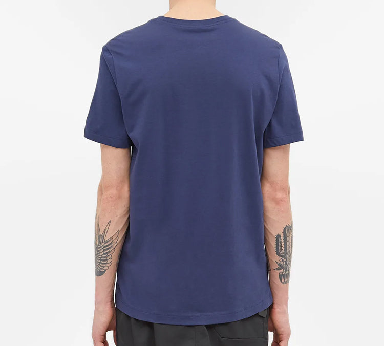 Nike Retro Swoosh Logo Embroidered Short Sleeve Blue AR4997-410