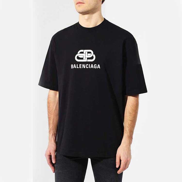 Balenciaga With BB Logo Printing Black 570813TEV481000