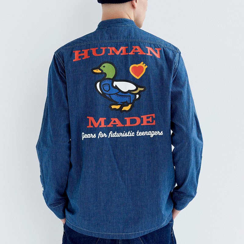 HUMAN MADE Denim Coverall Jacket 'Indigo' HM26SH007
