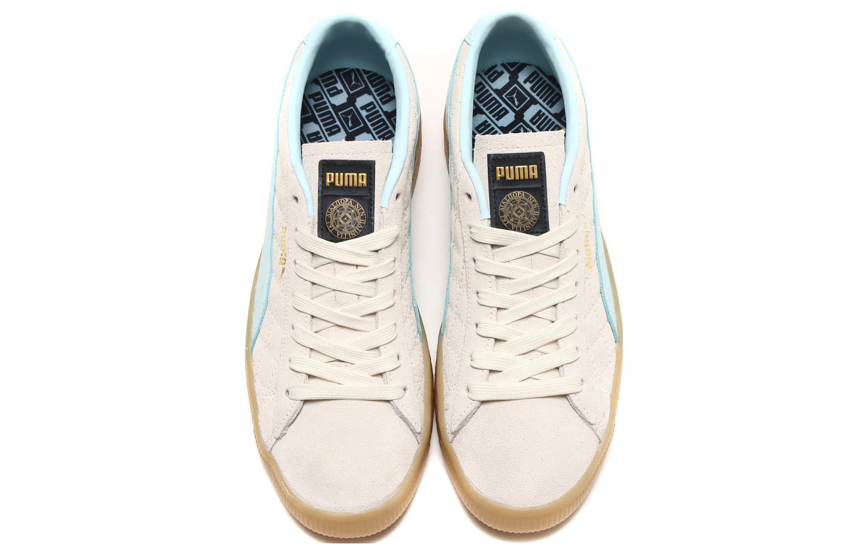 PUMA Suede VTG x Diaspora skateboards x Atoms 'Cream Blue' 389167-01