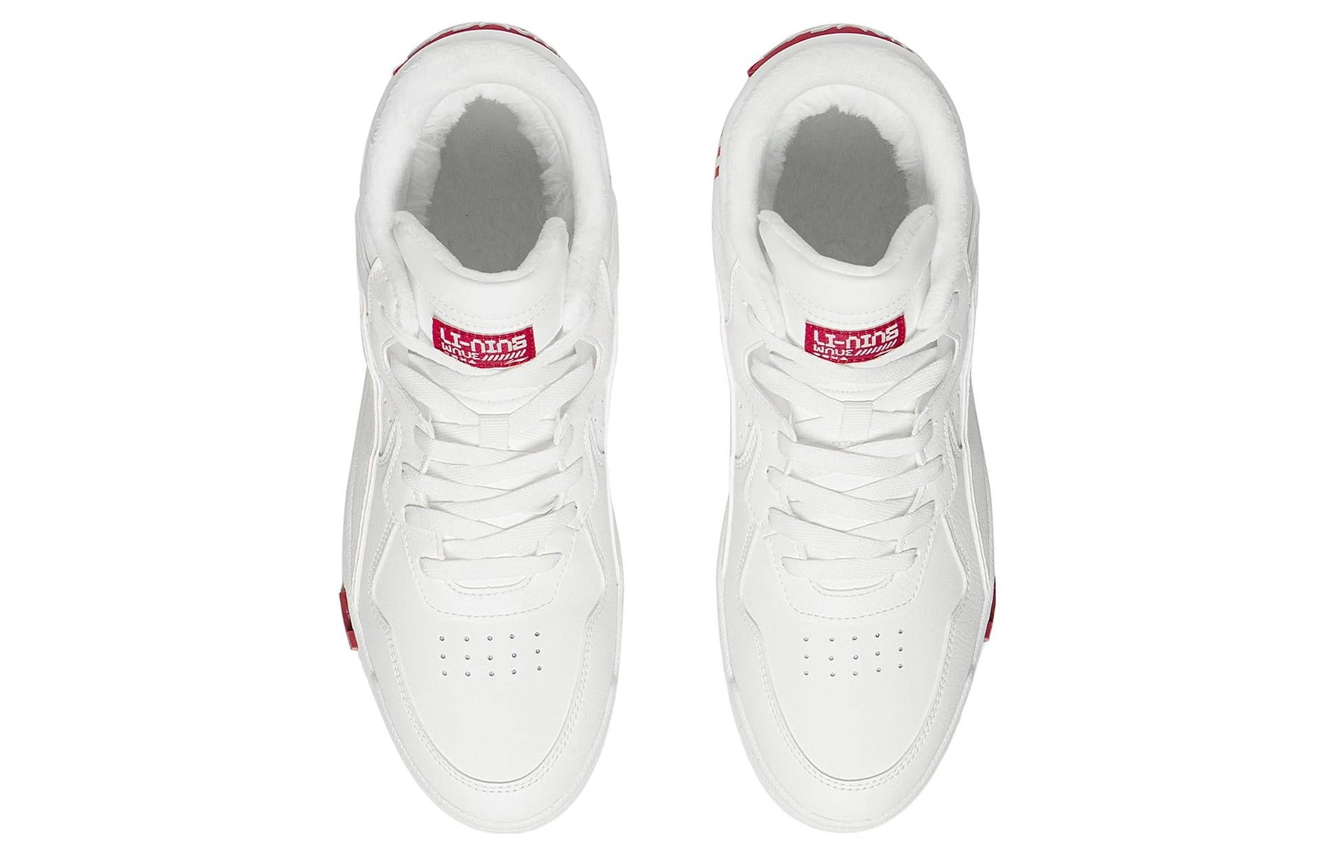 Li-Ning Superwave Mid 'White Red' AGCS323-1