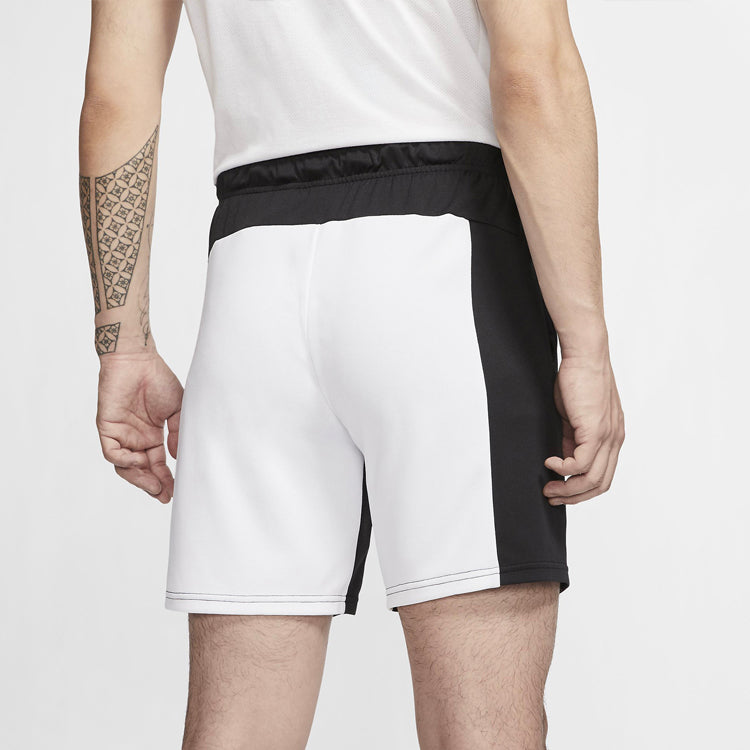 Nike Swoosh Basketball Sports Shorts Men White/Black CJ6690-010