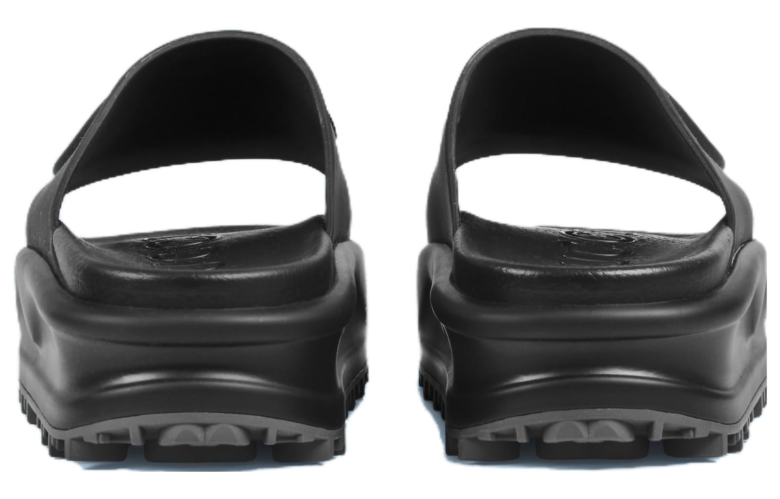 (WMNS) Gucci Interlocking G Slides 'Black' 692845-JF000-1000