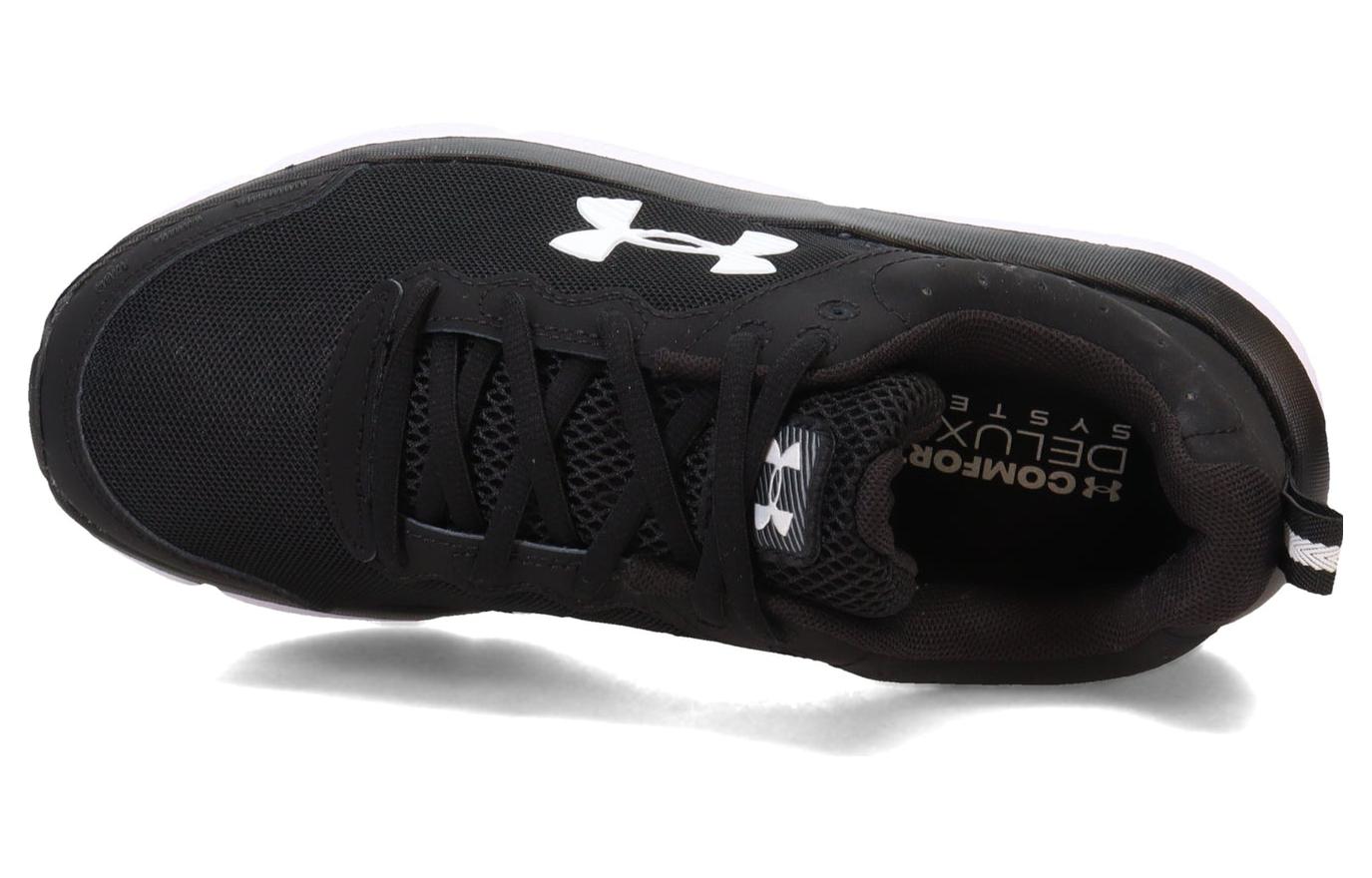 (WMNS) Under Armour Assert 9 Running Shoes 'Black White' 3026180-001