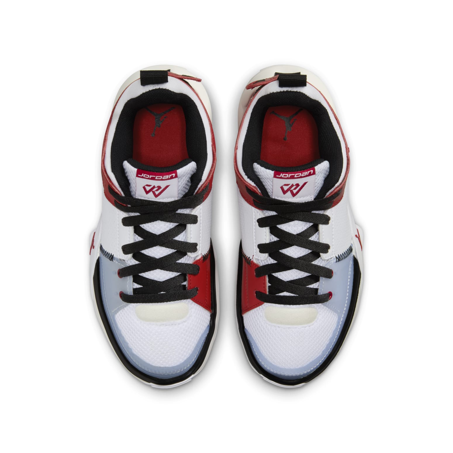 (GS) Air Jordan Westbrook One Take 5 'White Black Gym Red' FD2338-160