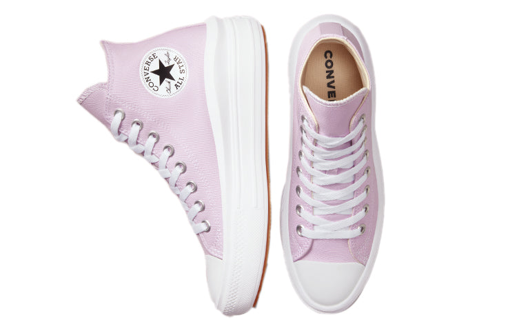 (WMNS) Converse Chuck Taylor All Star Move Platform High 'Seasonal Color Pale Amethyst' 572722C