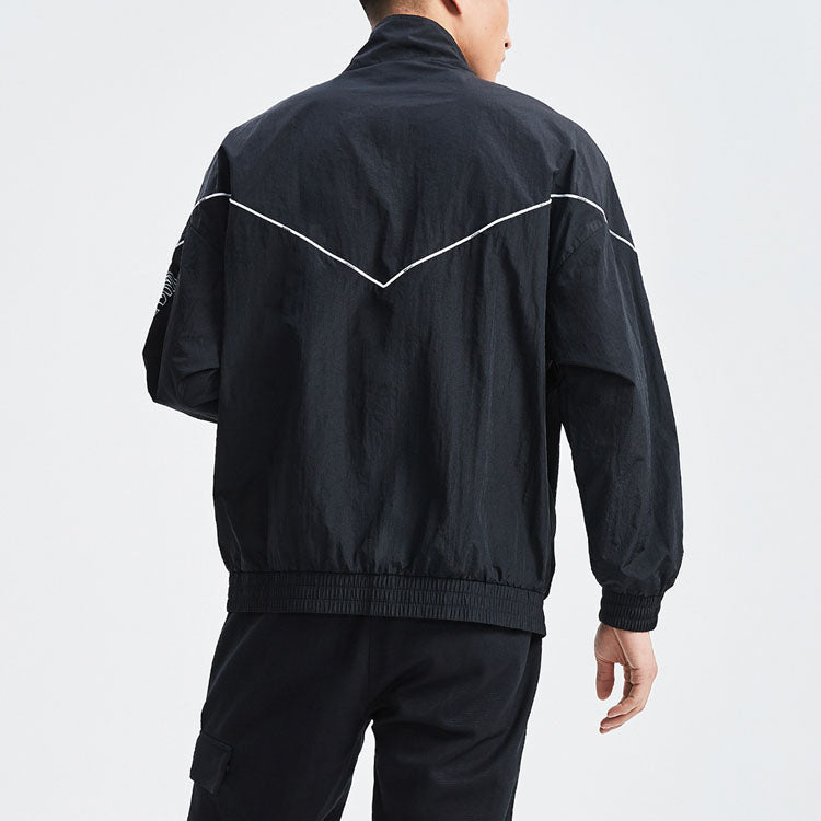 Li-Ning Way Of Wade Logo Sports Jacket 'Black' AJDR193-1