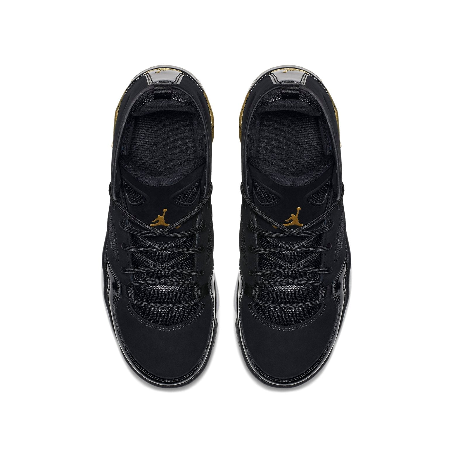 (GS) Air Jordan Flight Club 91 'Black Metallic Gold' 555472-031
