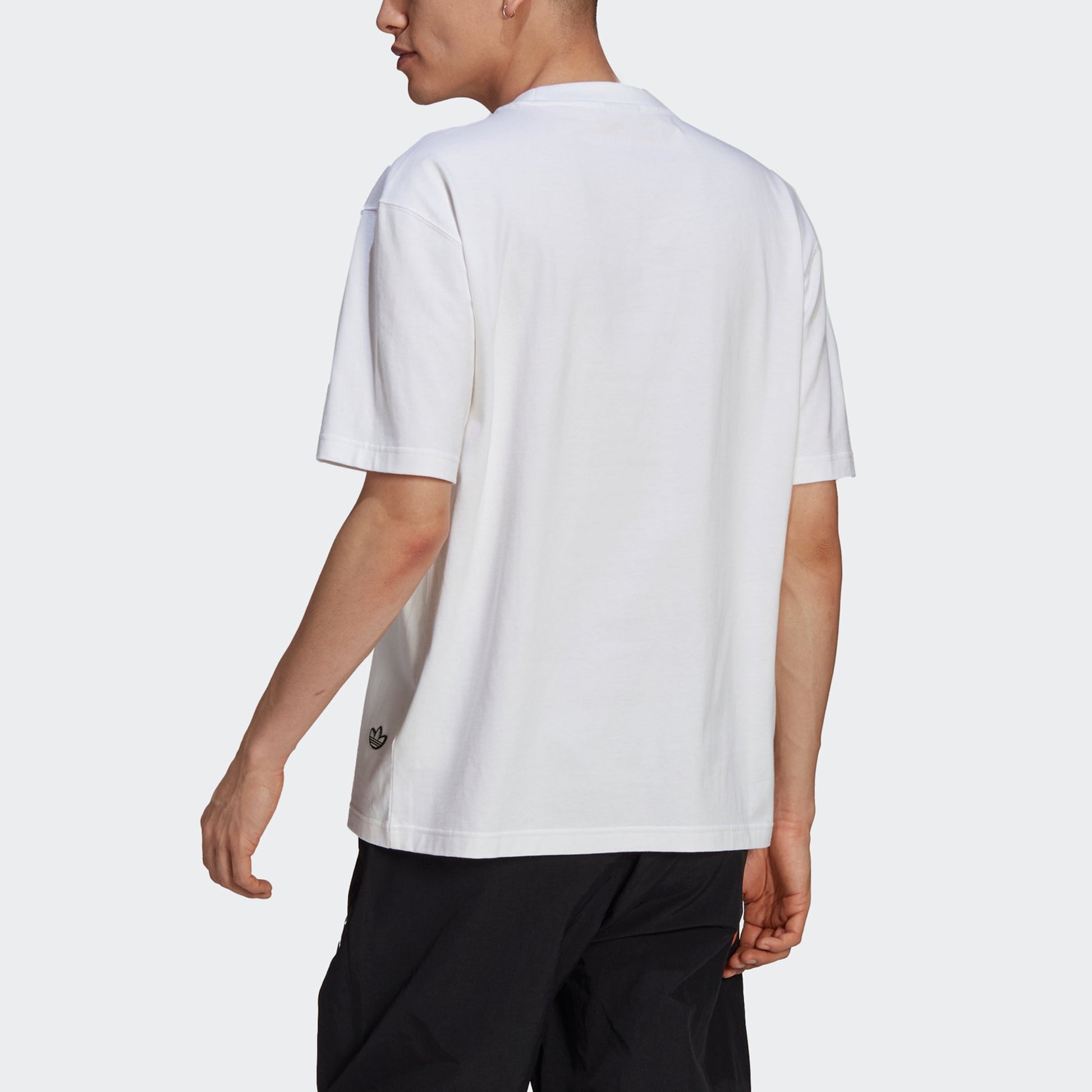 adidas originals MENS TGP SS Casual Sports Crew Neck Short Sleeve White HA4742