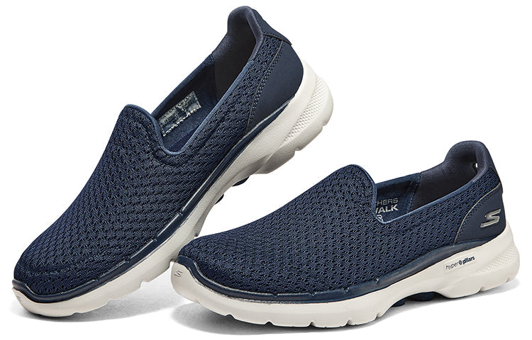(WMNS) Skechers Go Walk 6 'Navy' 124523-NVY