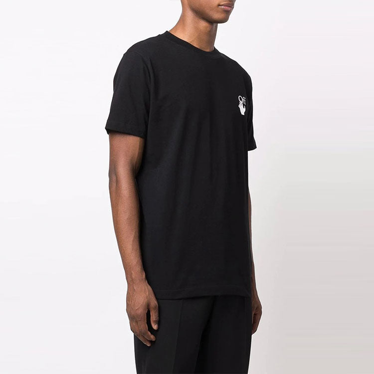 Off-White Caravaggio Short Sleeve Ordinary Version Black OMAA027F21JER0111084