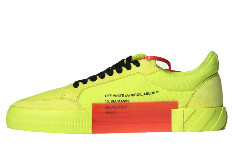 Off-White Vulc Low 'Fluo Yellow' OMIA085R20C210506210
