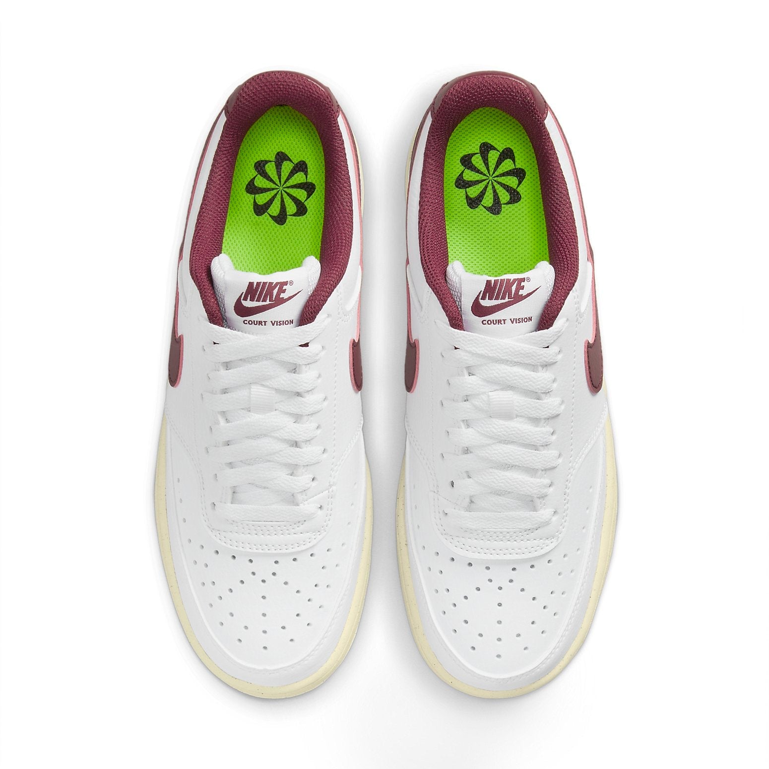 (WMNS) Nike Court Vision 'White Red Gold' DH3158-106