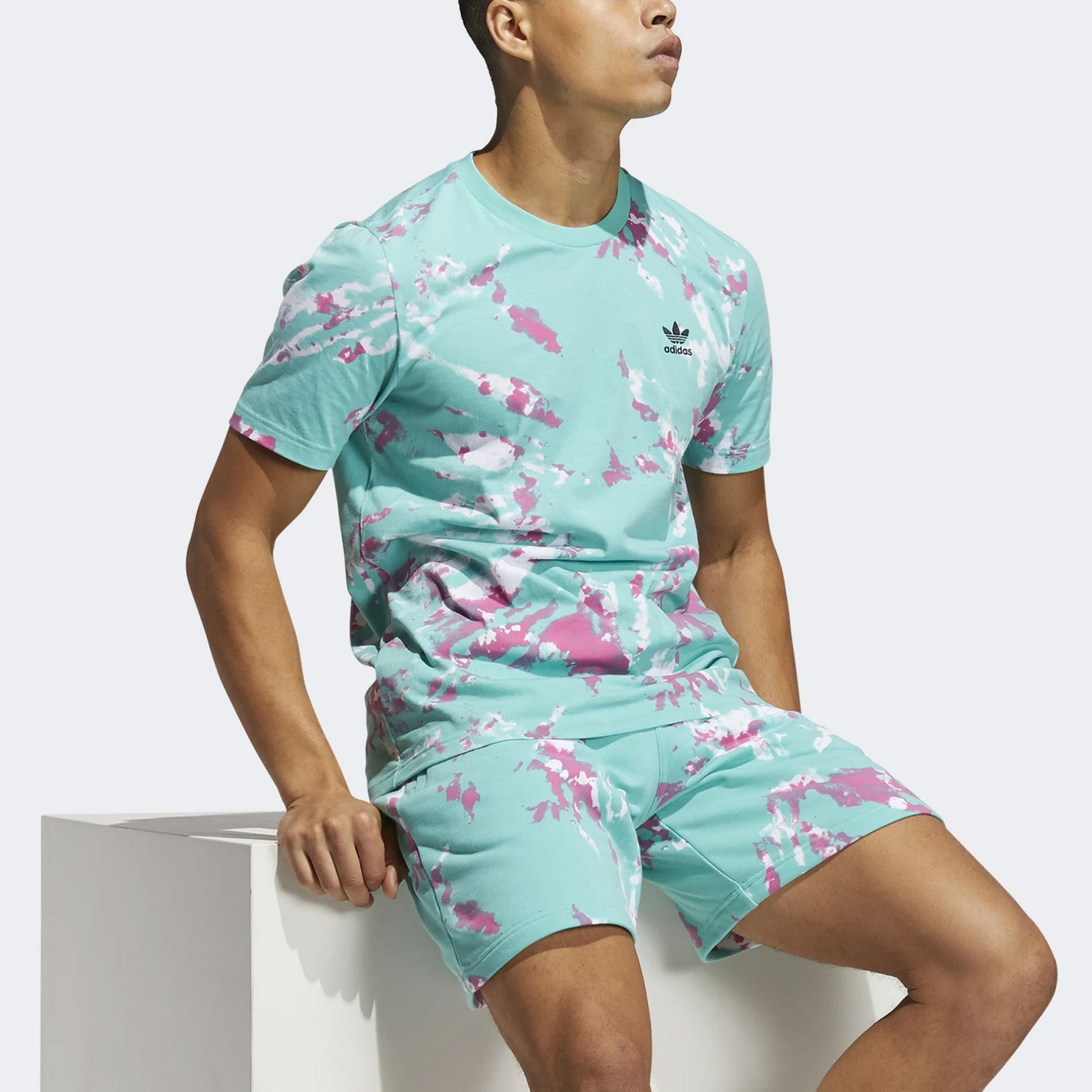 adidas Peak TaiChi GS Knit T-shirt 'Pink Blue' H48519
