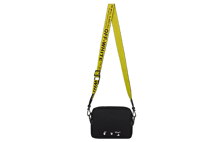 Off-White Logo Printing Series Camera Bag Black OMNQ003R21FAB0011001
