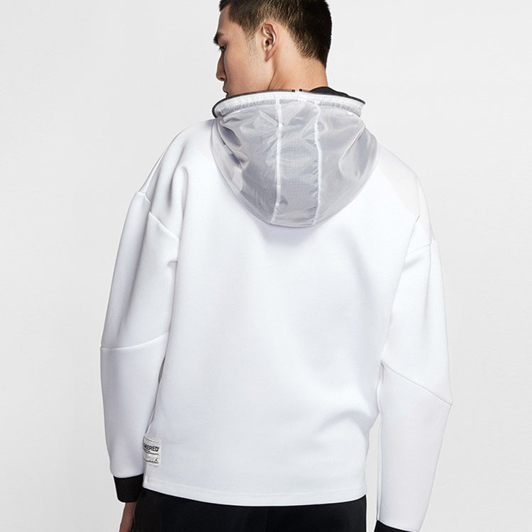 Air Jordan Half Zipper Sports Pullover White AT9780-100