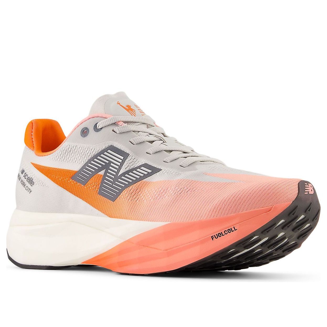 (WMNS) New Balance TCS FuelCell SuperComp Elite v5 'NYC Marathon Grapefruit' WRCELNY5