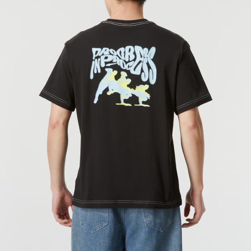 PUMA Logo Pocket T-shirt 'Black' 626858-01