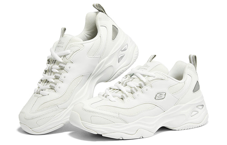 (WMNS) Skechers D'Lites 4.0 'White Grey' 149492-WGY