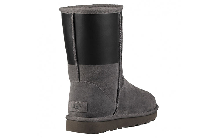 (WMNS) UGG Classic Short Rubber Boot 'Grey' 1096473-GRB