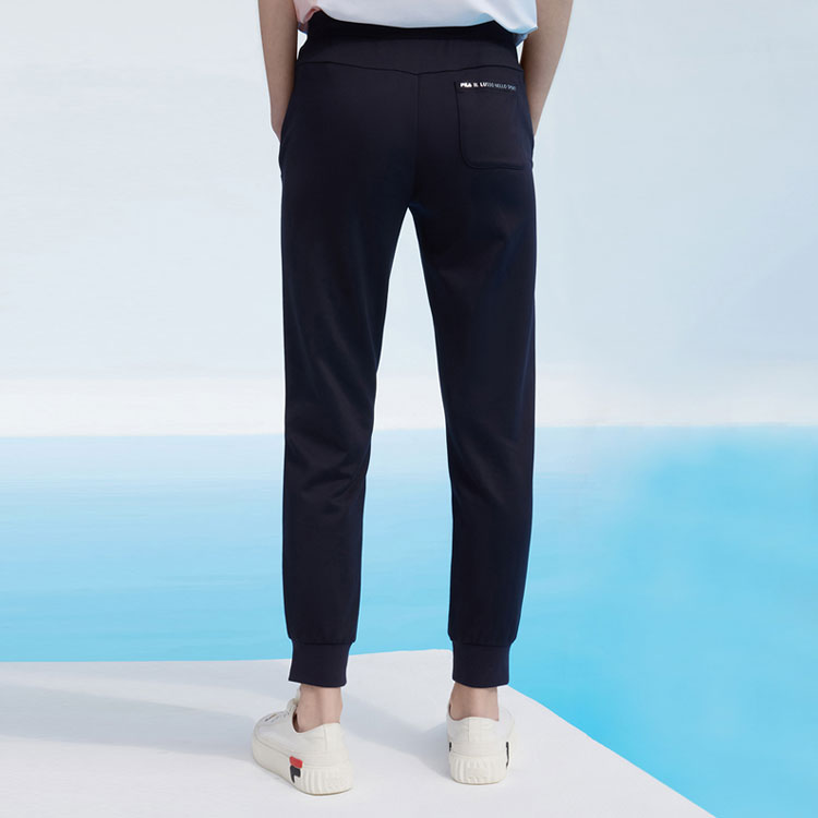 (WMNS) FILA Athleisure Casual Sports Bundle Feet Long Pants Blue F11W122605F-NV