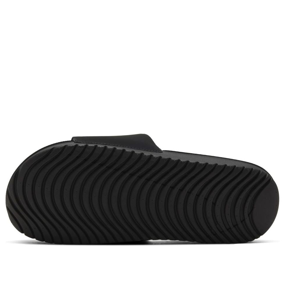 (GS) Nike Kawa Slide 'Black Metallic Silver' 819352-009