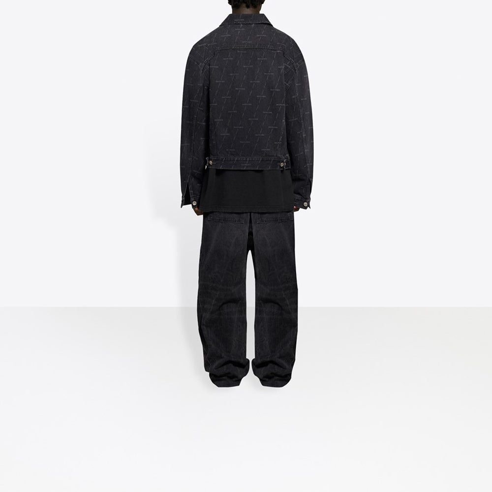 Balenciaga Denim Jacket Large Fit 'Charcoal' 620731TJW411052