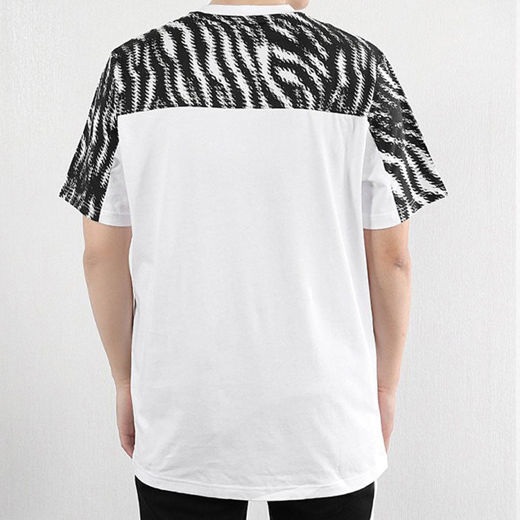 PUMA Pattern Breathable Colorblock Short Sleeve Black 579508-02